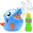 thumbnail image 1 of Kidzlane Shark & Dolphin Bubble Machines â Bubble Machines for Kids & Toddlers Outdoors â Kids Bubble Machine, Automatic Bubble Machine Blows 500 Bubbles Per Minute â Ages 3 Years and Up, 1 of 7