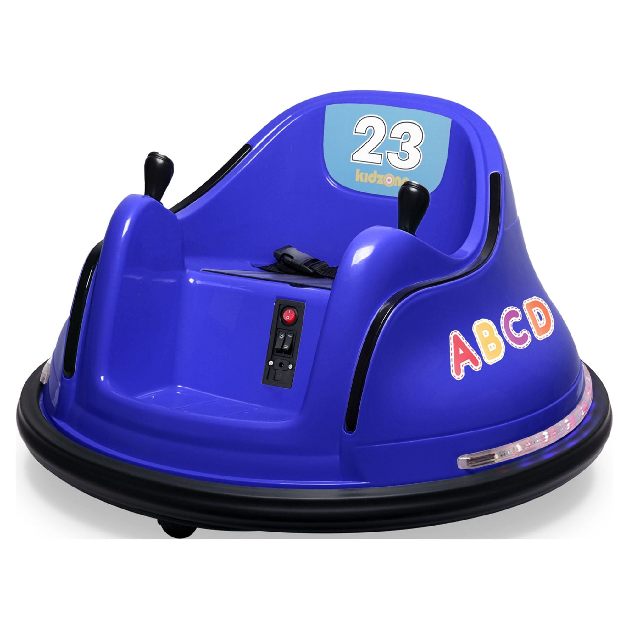 Kidzone 12V Electric Ride On Bumper Car, 360 Spin, 2 Speed, Remote