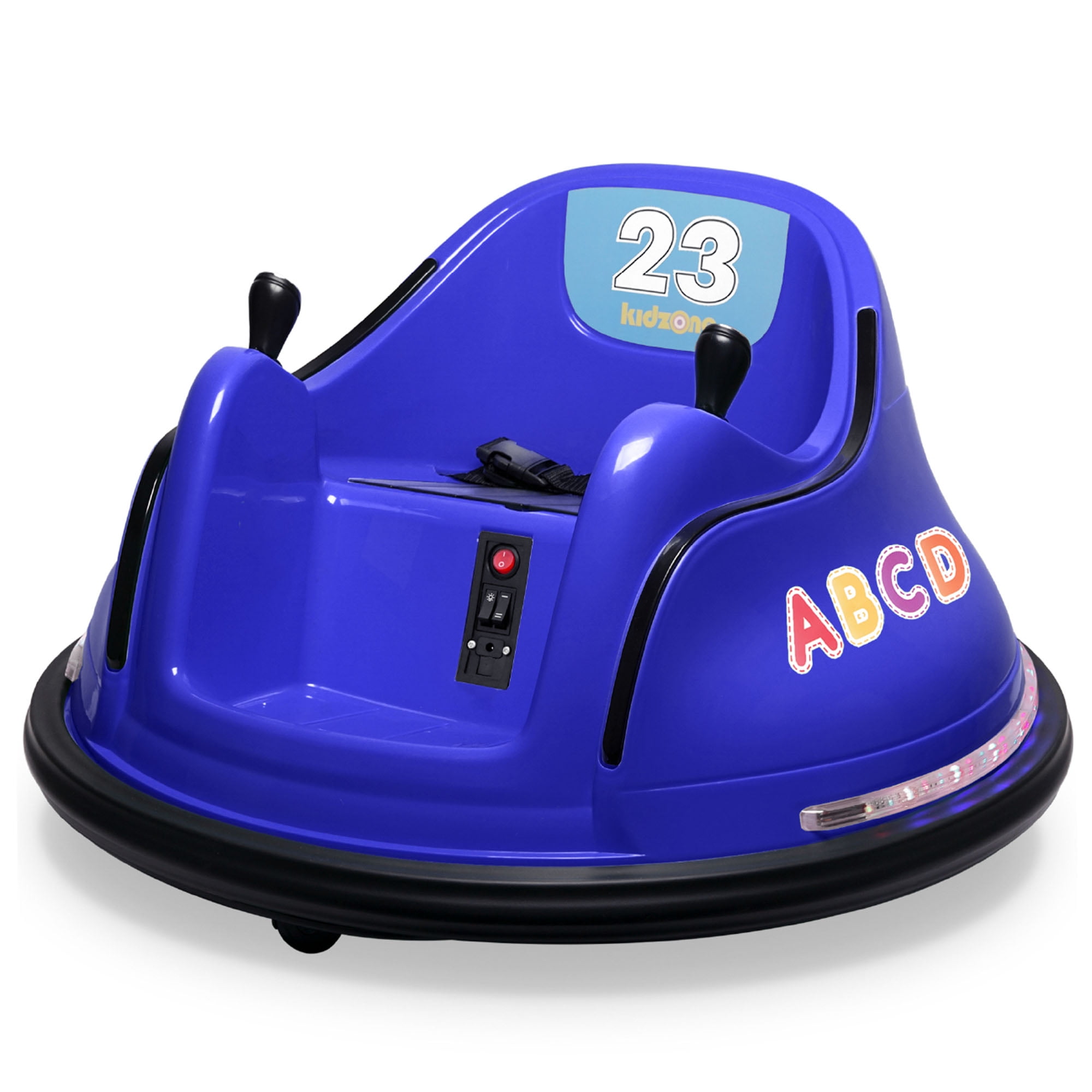 Kidzone 12V Kids Toy Electric Ride On Bumper Car 360 Spin 2 Speed