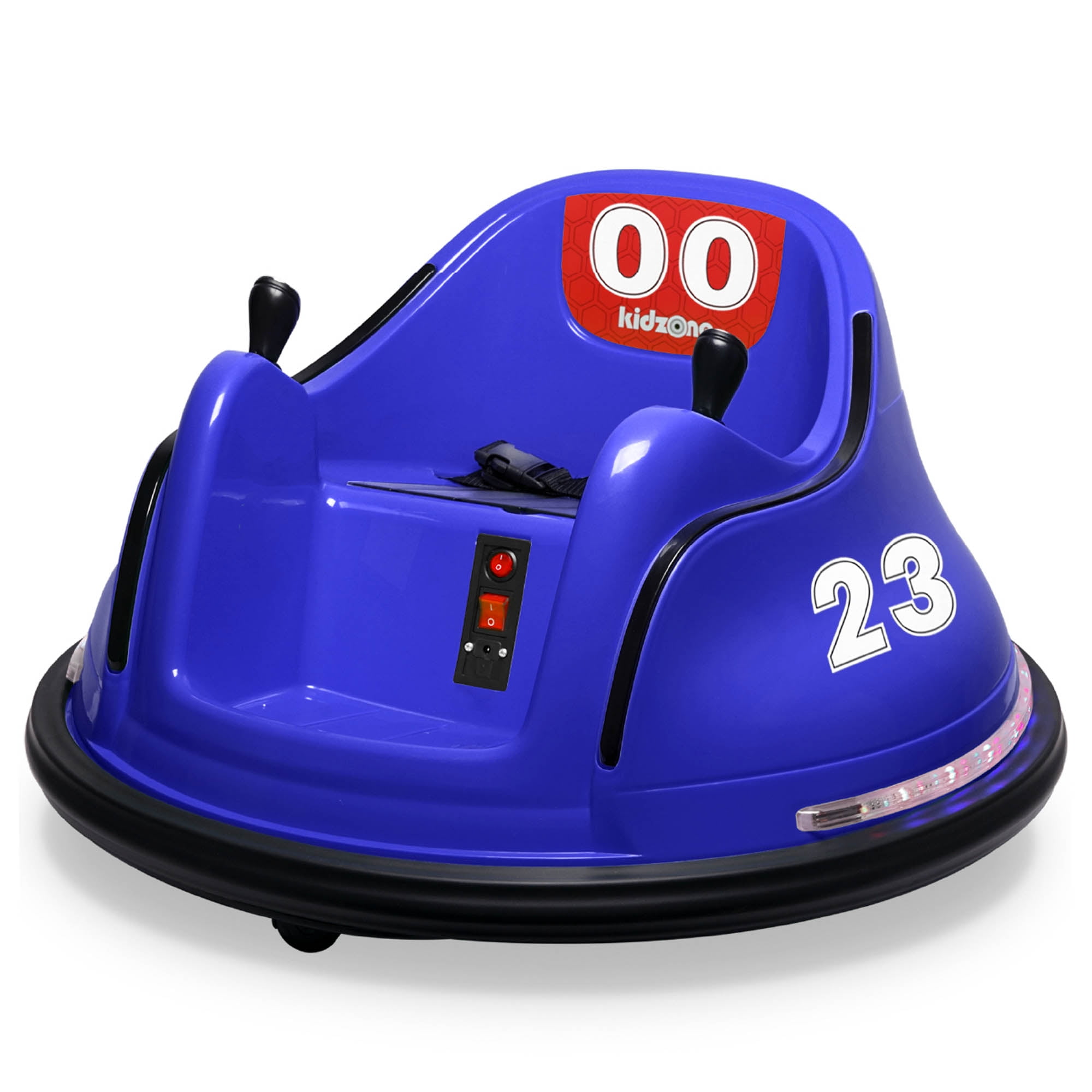 Kidzone Children's 6V Electric Bumper Car Ride-On Toy with