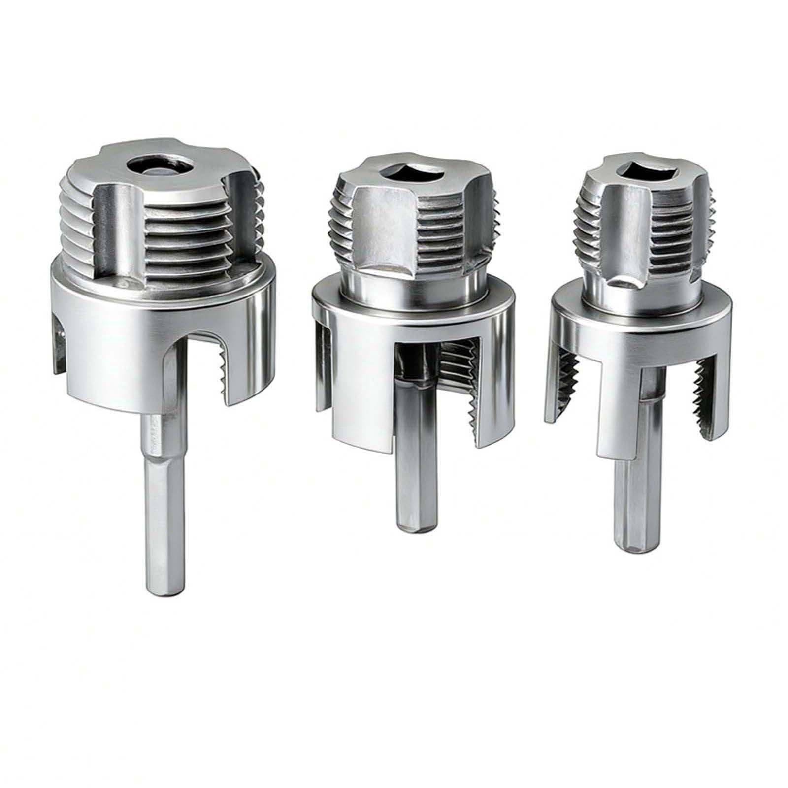 Kieccall 1/2 3/4 1 Inch Pipe Threader Tap Drill Bit Plumbing Internal ...