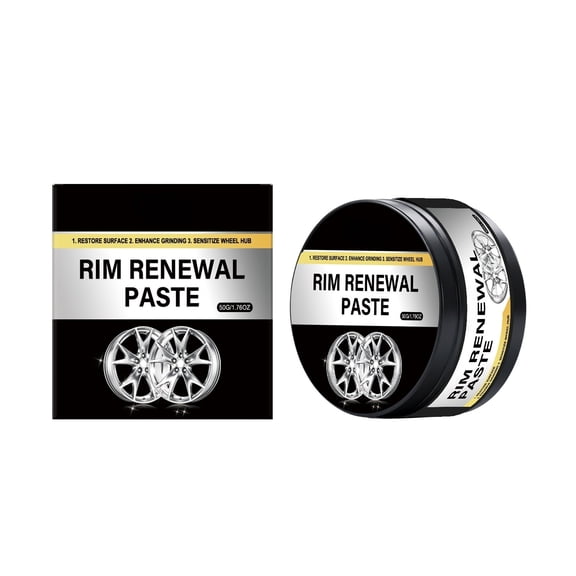 Kieccall 1.8 oz Wheel Rim Scratch Repair Paste for Alloy Wheel Refurbishment Polish Gift