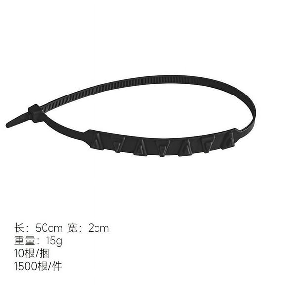 Kieccall 10PC Universal Emergency Tire Chains - Anti-Slip Snow Straps for Cars & Motorcycles, Winter Traction Aid for Icy Roads