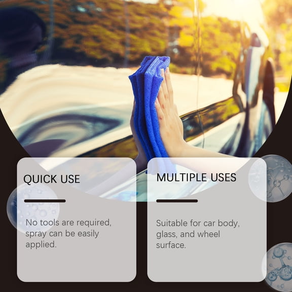 Kieccall 120ml Automotive Nano Coating Spray Protective Agent - Advanced SiO2 Formula for Enhanced Paint Protection Hydrophobic Effect