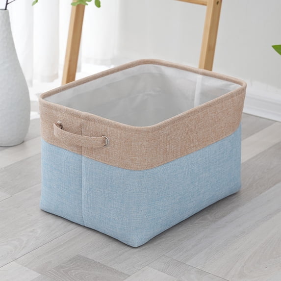 Kieccall 15 x 11 x 9.4 Inch Foldable Fabric Storage Basket for Clothes Organizer Gift