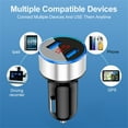 thumbnail image 1 of Kieccall 2-Port QC3.0 USB Car Charger - Digital Display Aluminum Alloy 5V 3.1A Adapter, Fast Charging for Mobile Devices in Vehicles, 1 of 4