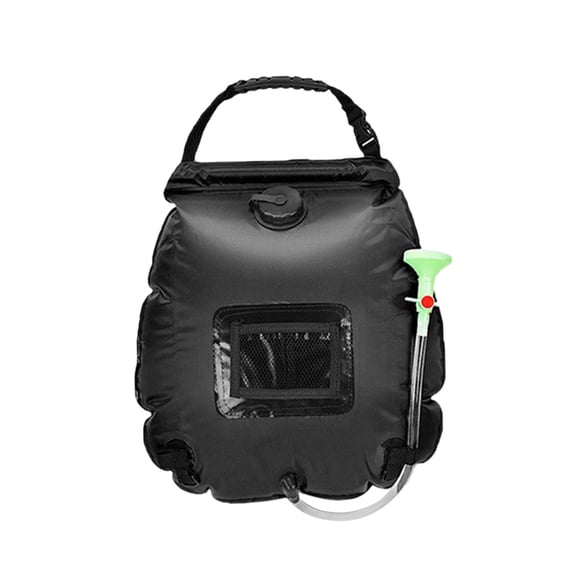 Kieccall 20l Large Capacity Solar Shower Bag - Quick-Heating Water Storage Bath Accessory For Outdoor Camping, Portable Summer Camping Bath Essential With Heat-Retention