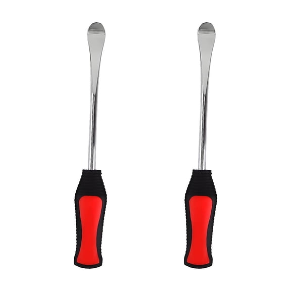 Kieccall 3 Piece Car Tire Pry Bar Set with Steel Ring Protector and Disassembly Wrench Motorcycle Tire Changing Tool Kit for Auto Tire Repair Gift