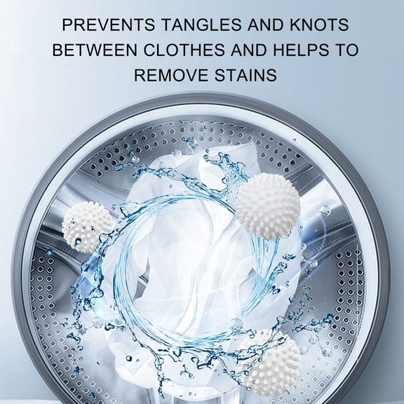 Kieccall 6 Pack Laundry Washing Balls Reusable Deep Cleaning for Washing Machine Gift