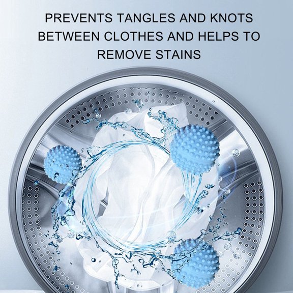 Kieccall 6 Pack Laundry Washing Balls Reusable Deep Cleaning for Washing Machine Gift
