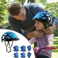 thumbnail image 1 of Kieccall 7Pcs Protective Gear Set - Durable Helmet, Knee/Elbow Pads & Wrist Guards with Adjustable Fit for Cycling, Skateboarding & Bike Riding - Blue, 1 of 8