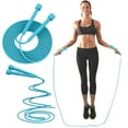 thumbnail image 1 of Kieccall 9.2 Ft Adjustable PVC Speed Jump Rope Non Slip Handles for Cardio Endurance Fitness Workout, 1 of 6