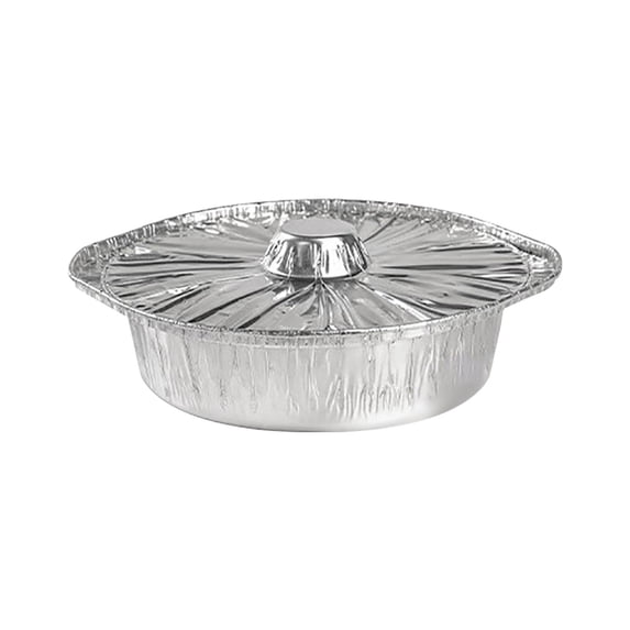 Kieccall Aluminum Foil Pot Disposable Cooking Vessel Portable Kitchen Cookware For Outdoor And Home Food Making