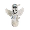 thumbnail image 1 of Kieccall Angel Wings Design Lighter White Gear Torch Pink Flame Novelty Lighter Gift for Collectors, 1 of 8