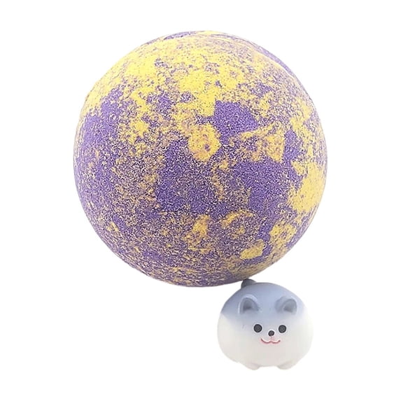 Kieccall Bath Bomb Aromatherapy Bath Ball Cute Easter Style Oil Exploding Spa Ball Samples for Home Relaxation Holiday Use Gift