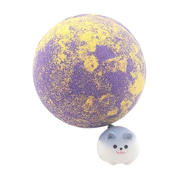 Kieccall Bath Bomb Aromatherapy Bath Ball Cute Easter Style Oil Exploding Spa Ball Samples for Home Relaxation Holiday Use Gift
