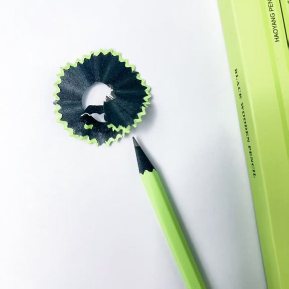 Kieccall Black Wood Pencils 10 Count Unsharpened Pencils for Office Stationery Gift