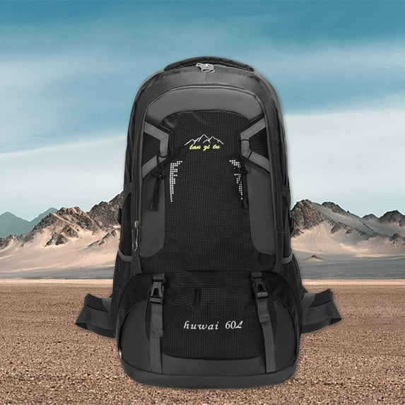 Kieccall Camping And Hiking Hiking Backpack, 60L Large Rucksack For Men Women, Tear And Water-resistant For Climbing Fishing Travel