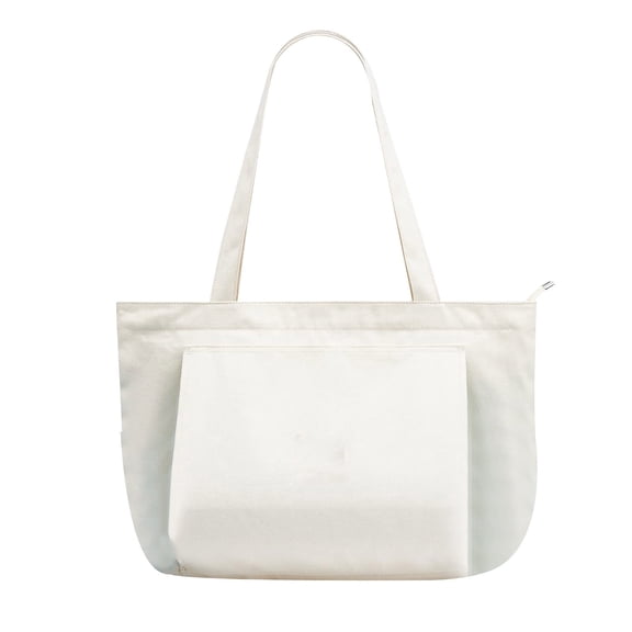 Kieccall Canvas Yoga Mat Tote Bag - Spacious Multifunctional Carryall for Women, Fits Yoga Mats, Pilates Gear & Essentials, Perfect for Travel, Office & Beach Workouts