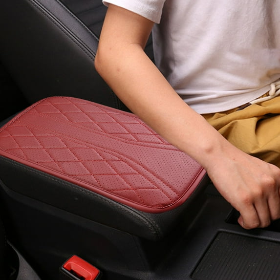 Kieccall Car Armrest Box With High Padding In The Middle Car Center Armrest Box Protective Cover Elbow Support Pad Storage Bag