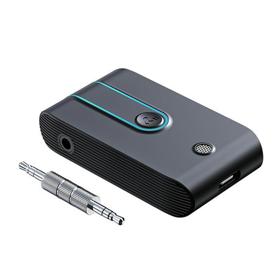 Kieccall Car Bluetooth 5 0 Audio Receiver and Aux Adapter, Supports Lossless Music Playback Voice Navigation and Hands Free Calling, Wireless Audio Converter for Older Vehicles