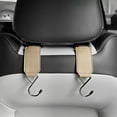 thumbnail image 1 of Kieccall Car Hooks Hidden Leather Seatback Hooks Car Hooks For Purses And Bags Interior Car Accessories Car Accessories Interior Suitable For Four-Seater Vehicles, 1 of 6