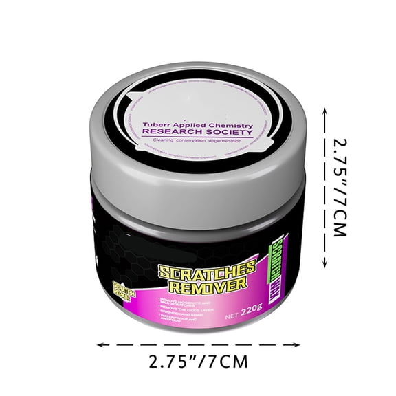Kieccall Car Scratch Repair Wax Deep Paint Repair Paste, 220g for Severe Scratches Scuffs, Polishing Compound Restores Shine, High-Gloss Finish