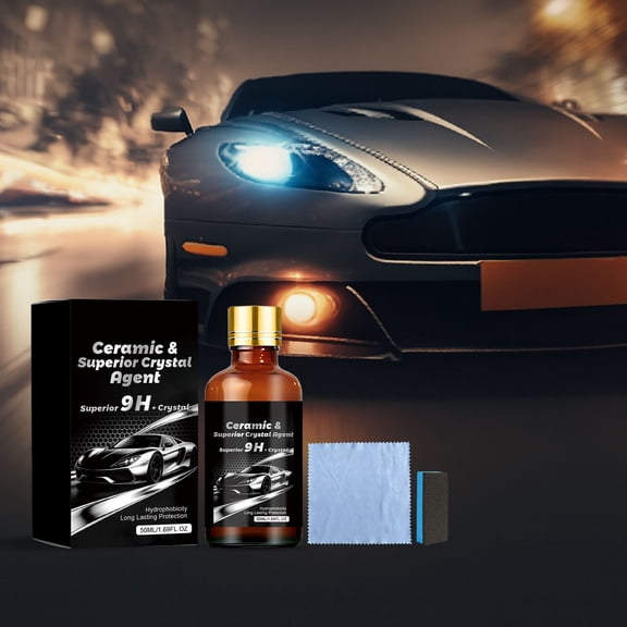 Kieccall Ceramic Coating Kit, Automotive Surface Sealant for Vehicle Exterior Protection Daily Car Paint Maintenance and Long Lasting Care Gift