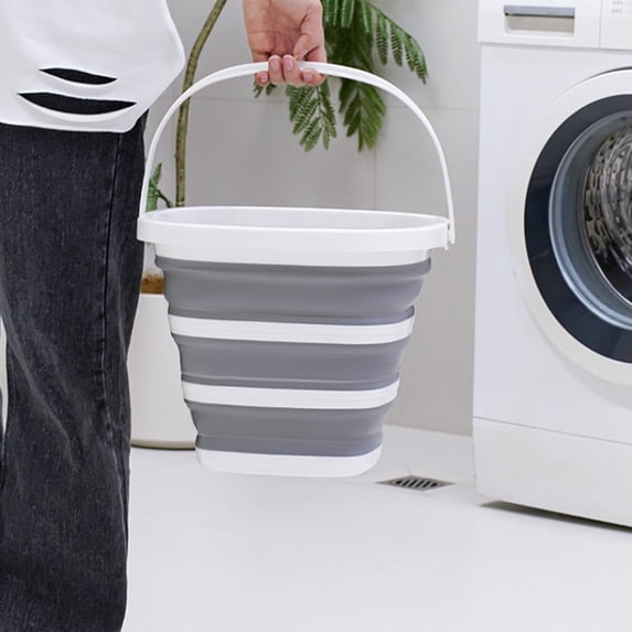 Kieccall Collapsible Bucket Folding Water Pail Portable Retractable Multi Use Bucket for Fishing Beach Car Washing Outdoor Travel Daily Use Gift