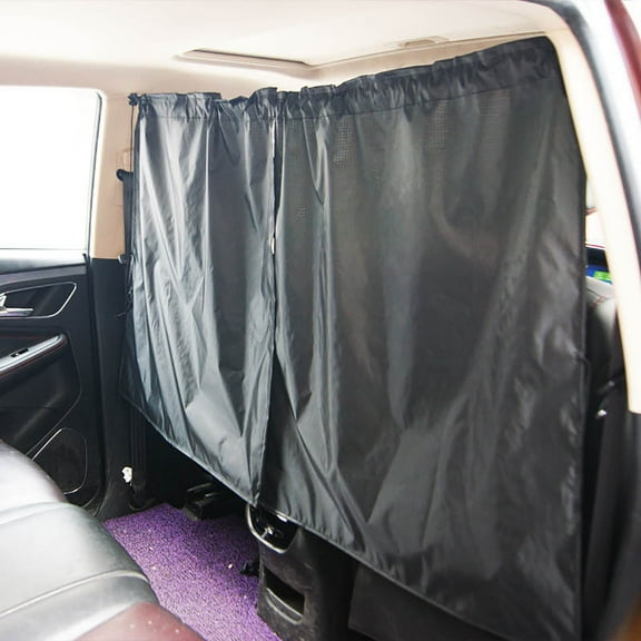 Kieccall Convenient Car Partition Sunshade Curtain - Adjustable Privacy Protection Curtain for Vehicle Interior Sun Shield & Seclusion