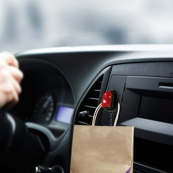 Kieccall Diamond-Encrusting Car Hook Inside The Front Side Paste Hook Family Car Hook Rear Seat Hook