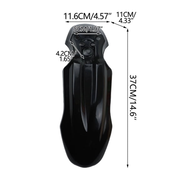 Kieccall Dirt Bike Front Fender Mudguard Compatible with CRF50 Off Road Motorcycle Replacement Part Gift