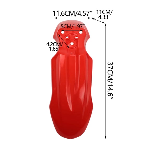 Kieccall Dirt Bike Front Fender Mudguard Compatible with CRF50 Off Road Motorcycle Replacement Part Gift