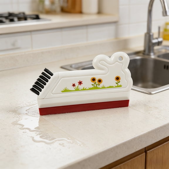 Kieccall Dual Function Silicone Kitchen Scraper Grease And Water Remover Practical Tool for Stove Countertop Household Cleaning Gift