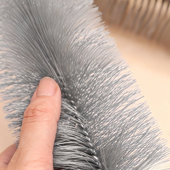 Kieccall Duster Cleaning Brush Flexible Microfiber Dust Wand 17.7165 Inch Long Handle Hanging Hole Design for Ceiling Fan Blind Corner Reusable Multi Surface Household Dust Removal Tool Gift