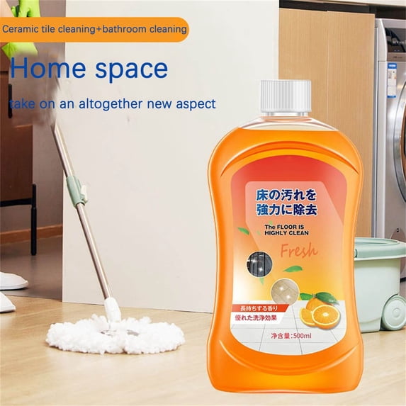 Kieccall Floor Cleaner Liquid, Hard Surface Wash, Home Living Room, No Lift Cover Easy Use