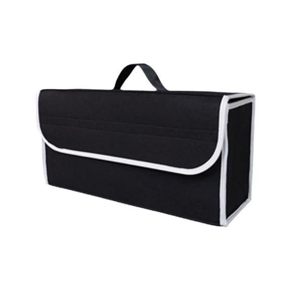 Kieccall Foldable Car Trunk Storage Organizer Bag, Portable Seat Back Travel Storage for Rear Passenger Space and Cargo Management