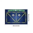 thumbnail image 1 of Kieccall Football Footstep Training Mat, Non-Slip Shock Football Mastery Mat, Ball Control Dribble Mat, Silent Football Skills Mat, For Teens Adults Indoor, 1 of 6