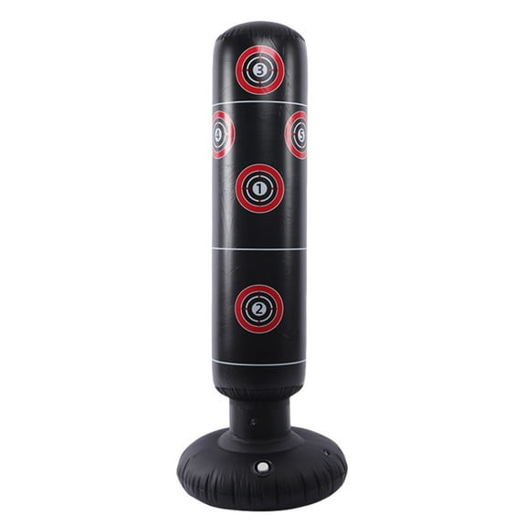 Kieccall Freestanding Inflatable Punching Bag - Durable PVC Material with Stable Base - Relaxing Kickboxing Practice for Adults - Safe Stress Relief & Fitness Equipment (5ml)
