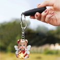 thumbnail image 1 of Kieccall Girl Baby Pendant 2d Flat Car Pendant Car Decoration Bag Pendant, 1 of 9