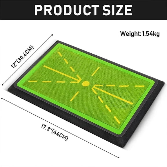Kieccall Golf Swing Training Mat Trace Path Direction Detection Practice Aid Pad Gift