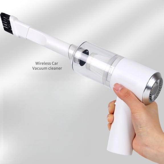 Kieccall Handheld Car Vacuum, Rechargeable Wet Dry Cleaning Tool for Automobile Interior Home Surface Portable Dust Removal Work