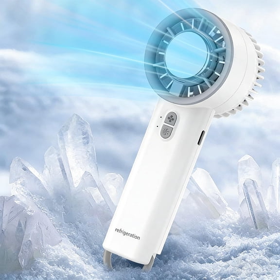 Kieccall Ice Cooling Handheld Fan Portable Personal Cooling Device For Outdoor Travel Office Summer Fast Cooling