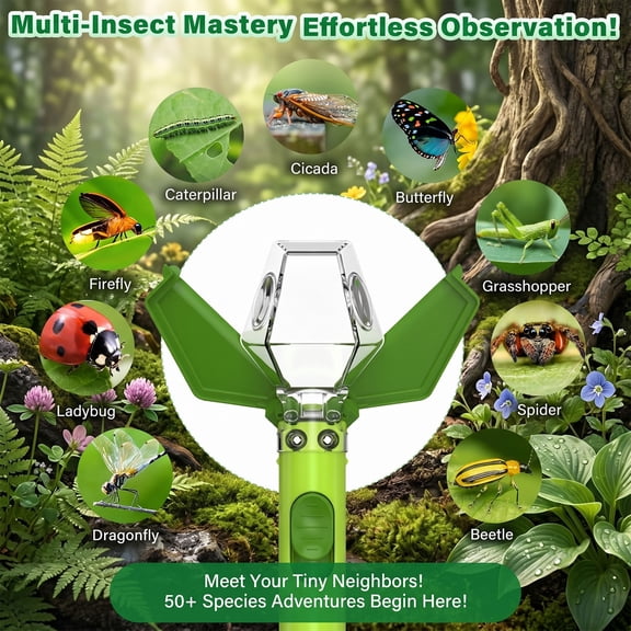 Kieccall Indoor Outdoor Insect Trap Bug Catcher Non Toxic Fly Trap for Home Kitchen Garden Gift