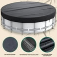 thumbnail image 1 of Kieccall Large Round Pool Cover, Solar Covers For Above Ground Pools, Summer Pool Cover Protector With Cover Accessories, Pe Tarp Ideal For Waterproof And Dustproof, 1 of 4