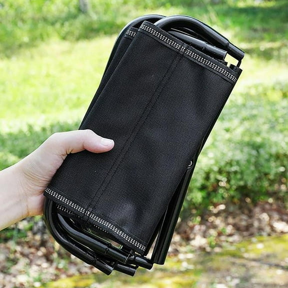 Kieccall Lightweight Outdoor Portable Folding Stool - Small Design For Camping Fishing Tourist Train Queue, Practical Outdoor Seating Artifact