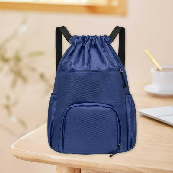 Kieccall Mesh Basketball Soccer Backpack Sports Volleyball Football Bag With Ball And Shoe Compartment For Toddler、Preschooler、Youngster Little Princess Man Women Ball Equipment Pack