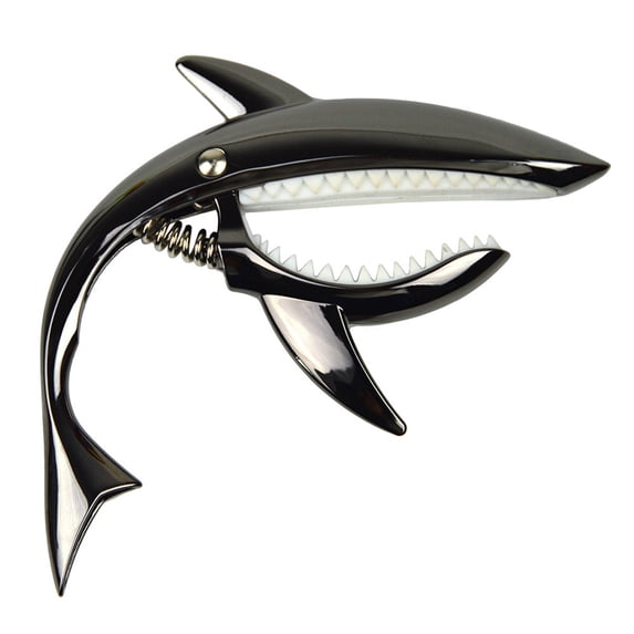 Kieccall Metal Shark Guitar Capo Tuning Clip Musical Instrument Musician Gift