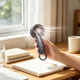 thumbnail image 1 of Kieccall Mini Handheld Fan USB Rechargeable Compact Personal Cooling Device Lightweight Portable Air Cooler for All Season Use, 1 of 7