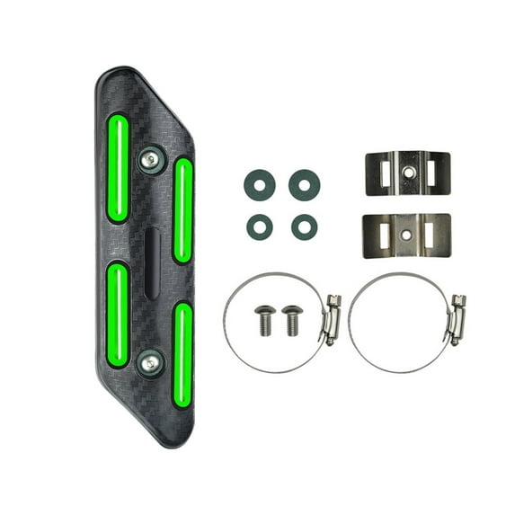 Kieccall Motorcycle Exhaust Pipe Heat Shield - Decorative Protective Cover, Stylish Modification Accessory for Bike Exhaust Systems